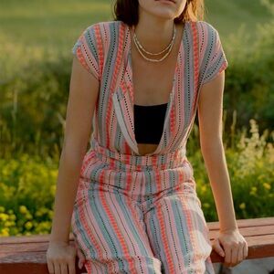 Porridge x Anthropologie Alida Cut-Out Jumpsuit